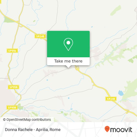 Donna Rachele - Aprilia map