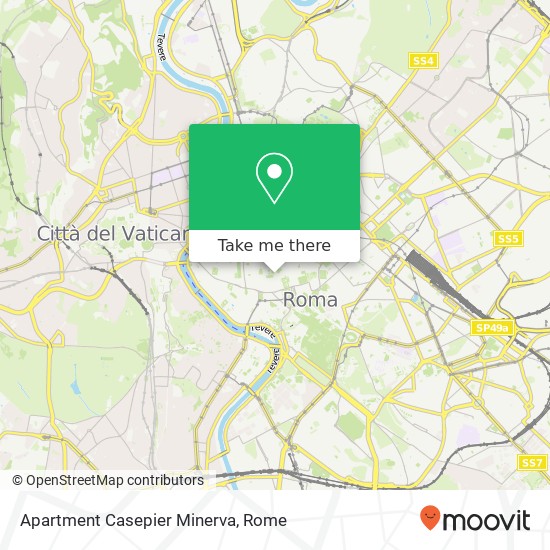 Apartment Casepier Minerva map