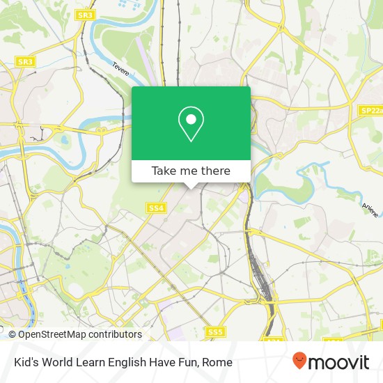Kid's World Learn English Have Fun map