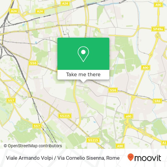 Viale Armando Volpi / Via Cornelio Sisenna map