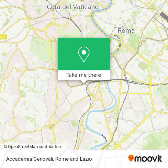 Accademia Genovali map