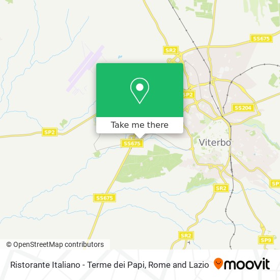 Ristorante Italiano - Terme dei Papi map