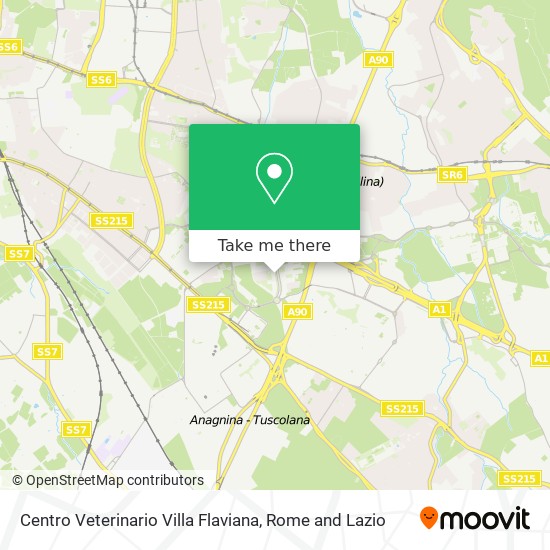 Centro Veterinario Villa Flaviana map