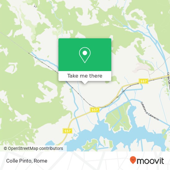 Colle Pinto map
