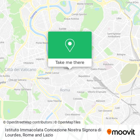 Istituto Immacolata Concezione Nostra Signora di Lourdes map