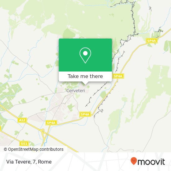 Via Tevere, 7 map