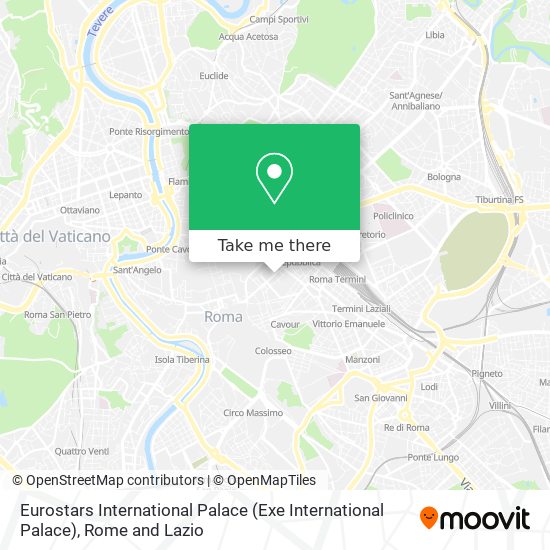 Eurostars International Palace (Exe International Palace) map