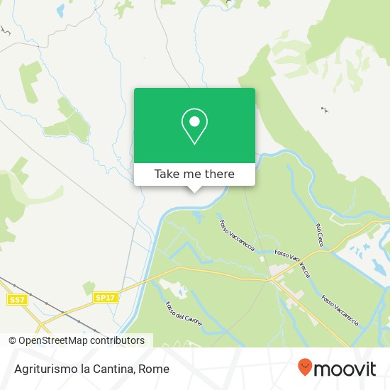 Agriturismo la Cantina map