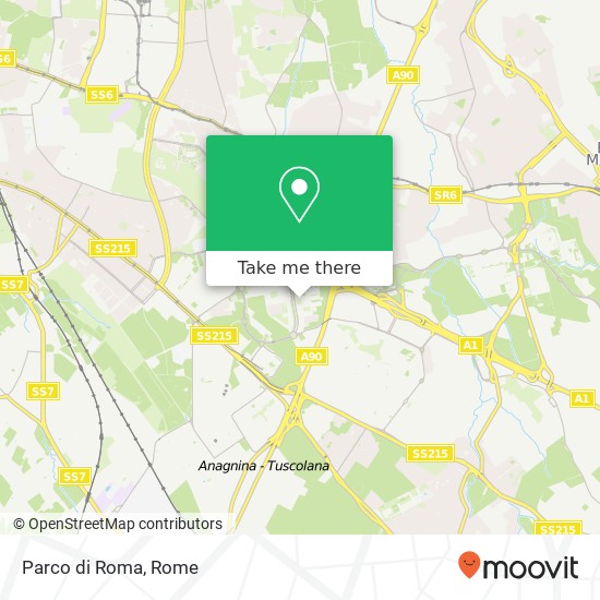 Parco di Roma map