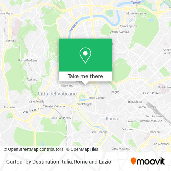 Gartour by Destination Italia map