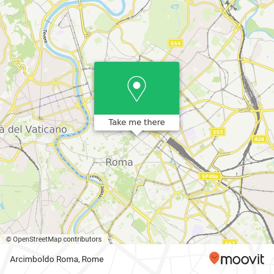 Arcimboldo Roma map