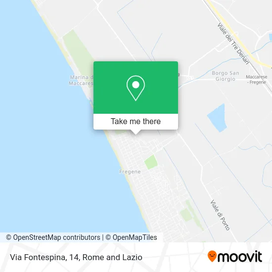 Fontespina Street, 14 map