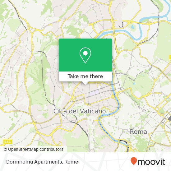 Dormiroma Apartments map