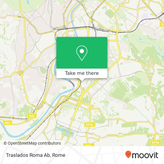 Traslados Roma Ab map
