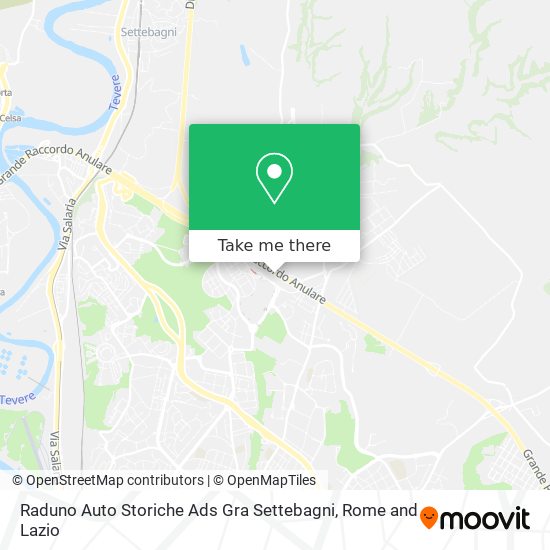Raduno Auto Storiche Ads Gra Settebagni map