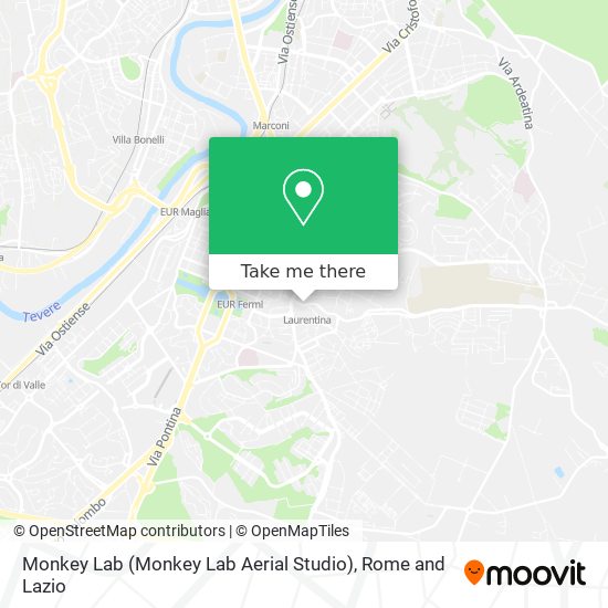 Monkey Lab (Monkey Lab Aerial Studio) map