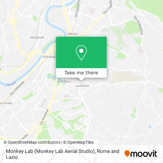 Monkey Lab (Monkey Lab Aerial Studio) map