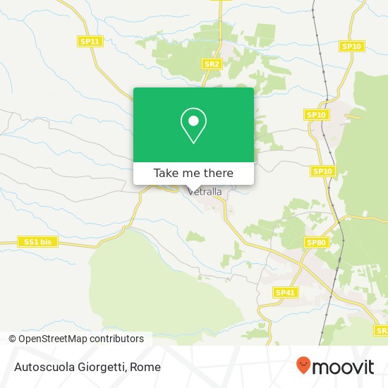 Autoscuola Giorgetti map