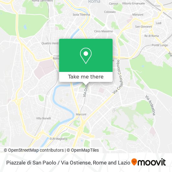 Piazzale di San Paolo / Via Ostiense map