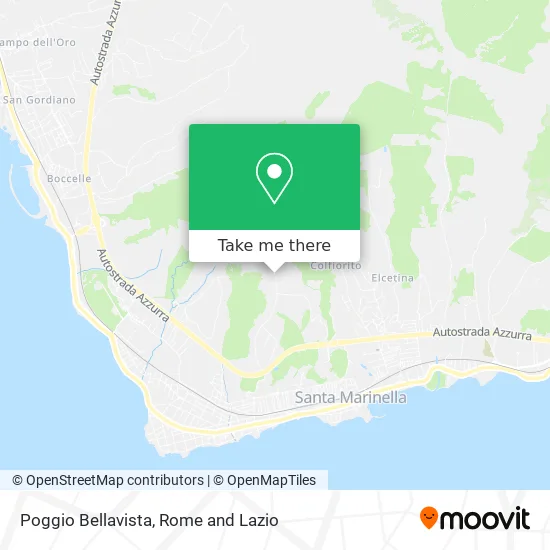 Poggio Bellavista map