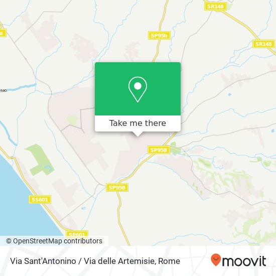 Via Sant'Antonino / Via delle Artemisie map