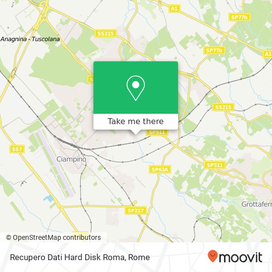 Recupero Dati Hard Disk Roma map