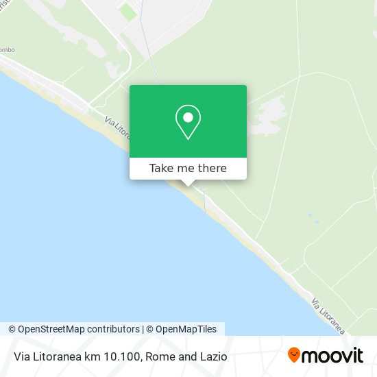 Via Litoranea km 10.100 map