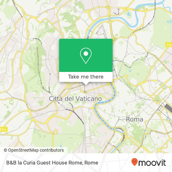 B&B la Curia Guest House Rome map