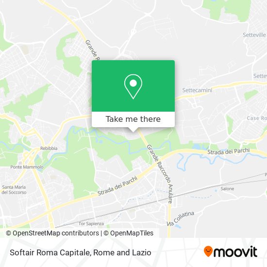 Softair Roma Capitale map