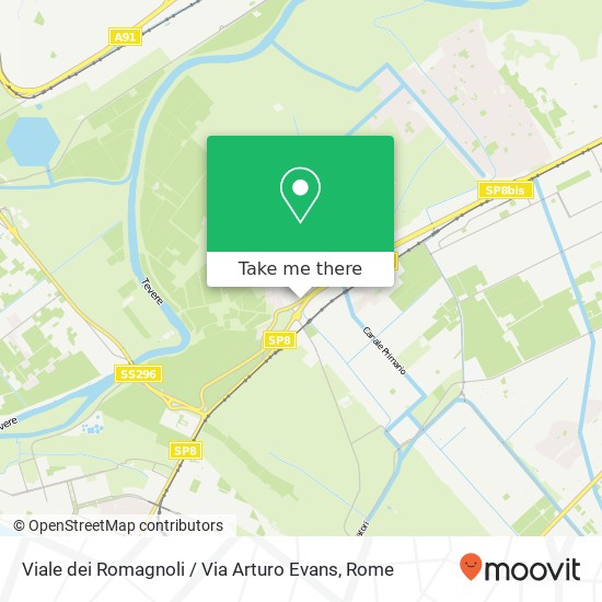 Viale dei Romagnoli / Via Arturo Evans map