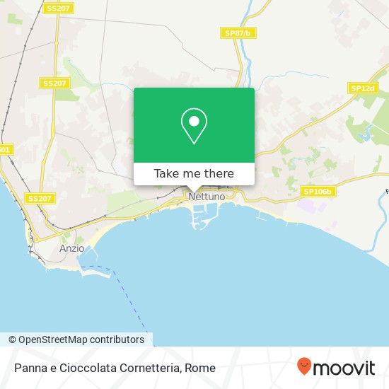 Panna e Cioccolata Cornetteria, Piazza Mercato, 9 00048 Nettuno map