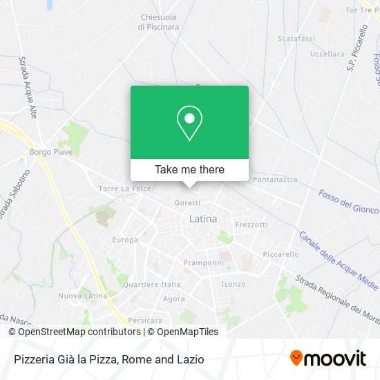 Pizzeria Già la Pizza map