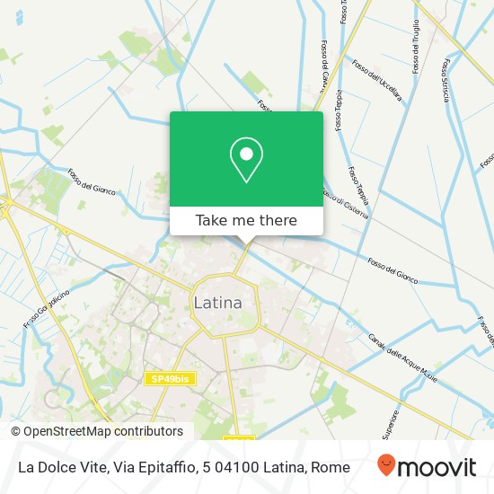 La Dolce Vite, Via Epitaffio, 5 04100 Latina map