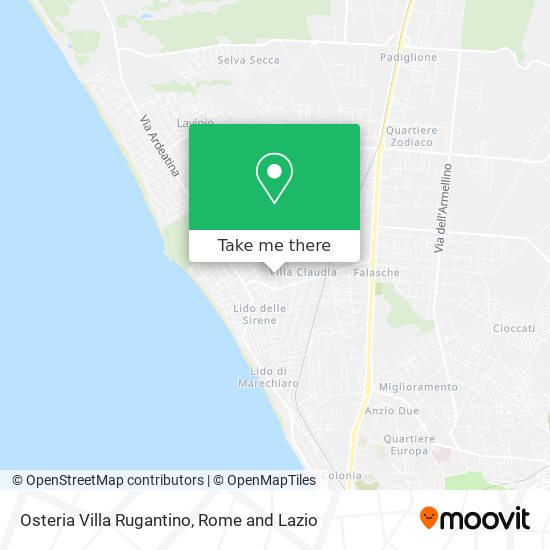 Osteria Villa Rugantino map