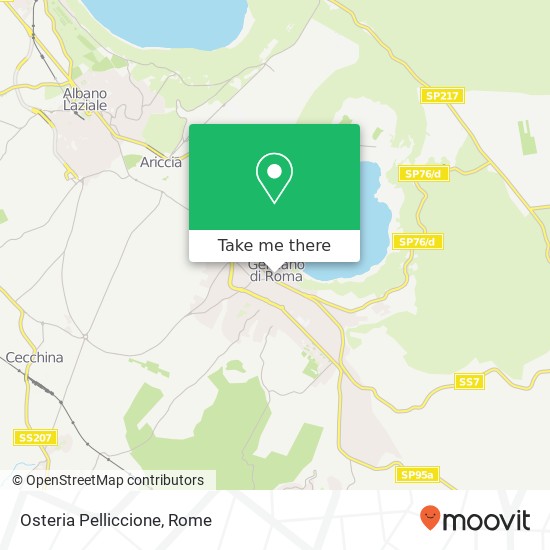 Osteria Pelliccione, Piazza Giuseppe Mazzini, 13 00045 Genzano di Roma map