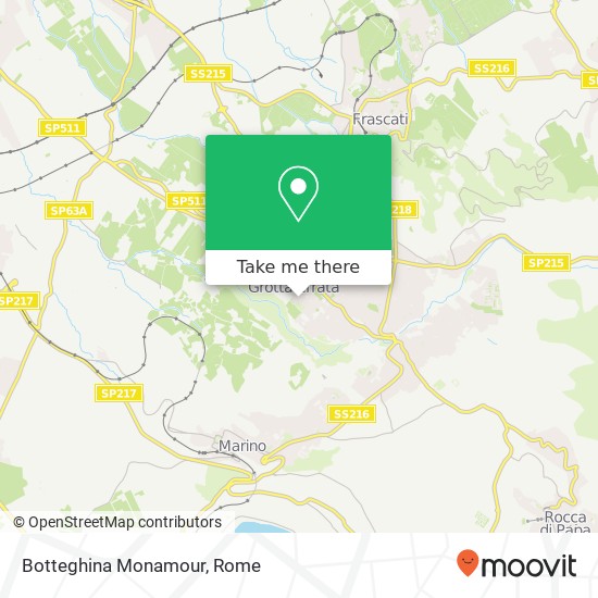 Botteghina Monamour, Corso del Popolo, 76 00046 Grottaferrata map