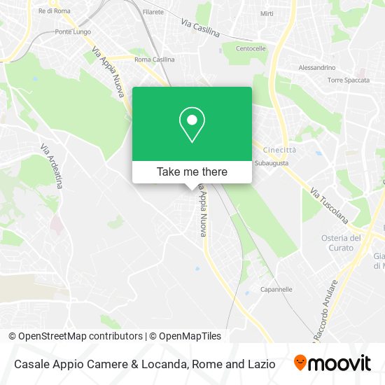 Casale Appio Camere & Locanda map