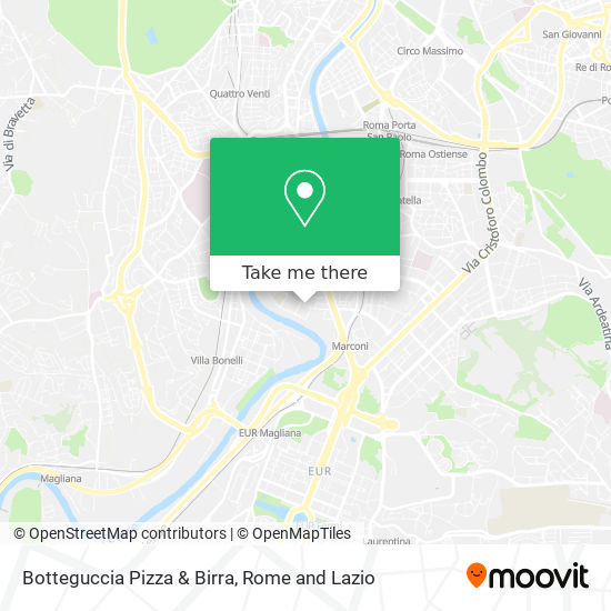 Botteguccia Pizza & Birra map
