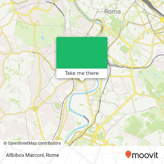 Allbibox Marconi, Via Francesco Grimaldi 00146 Roma map