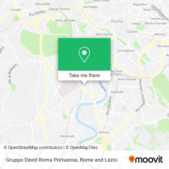 David Group Rome Portuense map