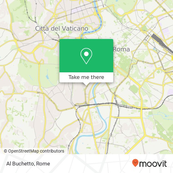 Al Buchetto, Viale di Trastevere, 150 00153 Roma map