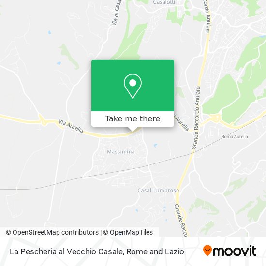 La Pescheria al Vecchio Casale map