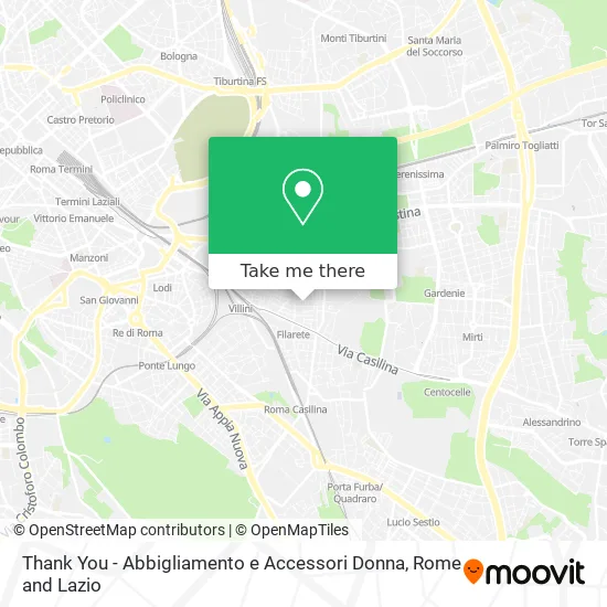 Thank You - Women's Clothing and Accessories map
