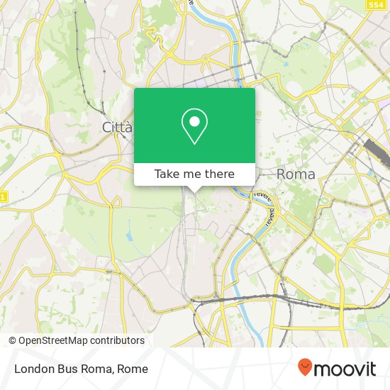 London Bus Roma map