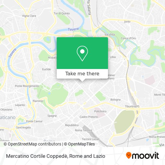 Mercatino Cortile Coppedè map