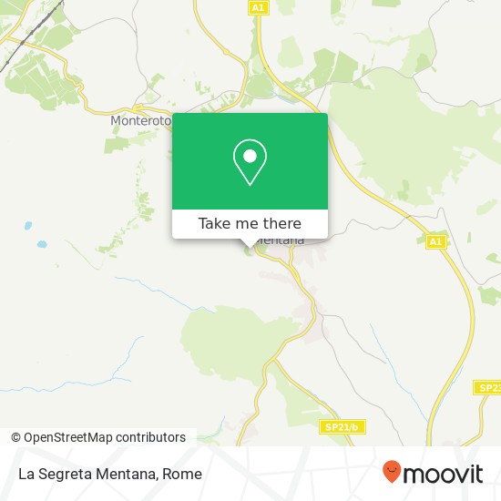 La Segreta Mentana, Via Giuseppe Garibaldi 00013 Mentana map