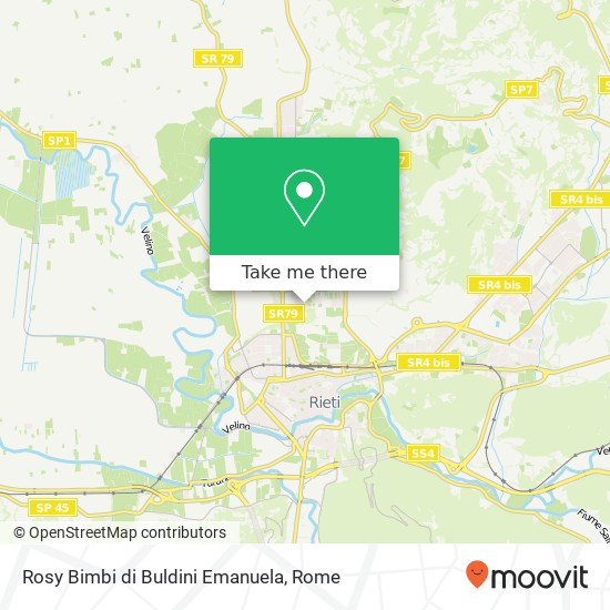 Rosy Bimbi di Buldini Emanuela, Via Micioccoli 02100 Rieti map