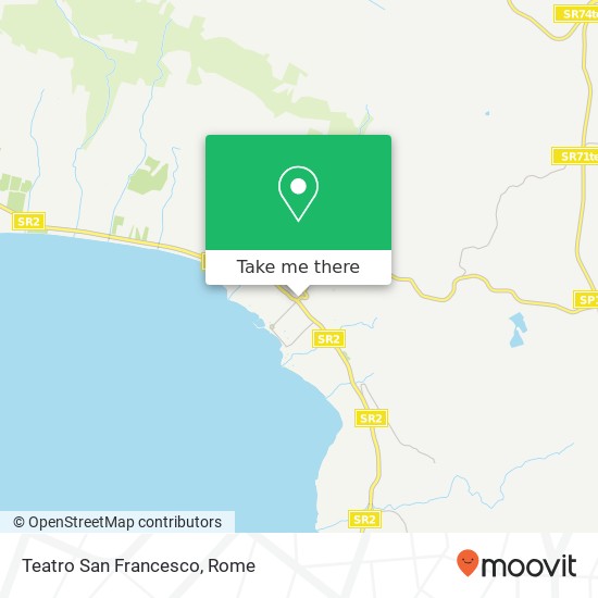 Teatro San Francesco map
