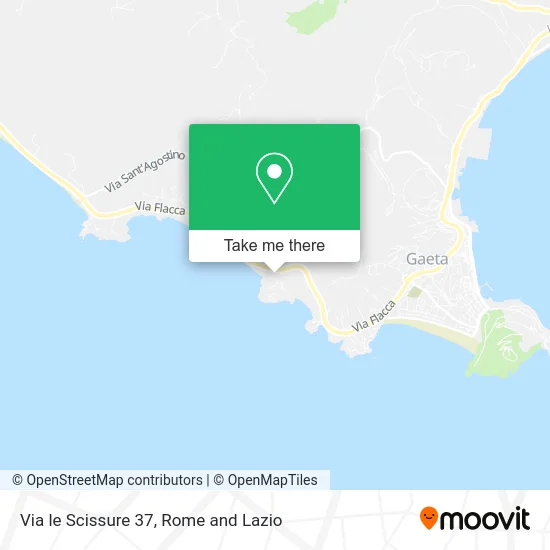 Le Scissure Street 37 map