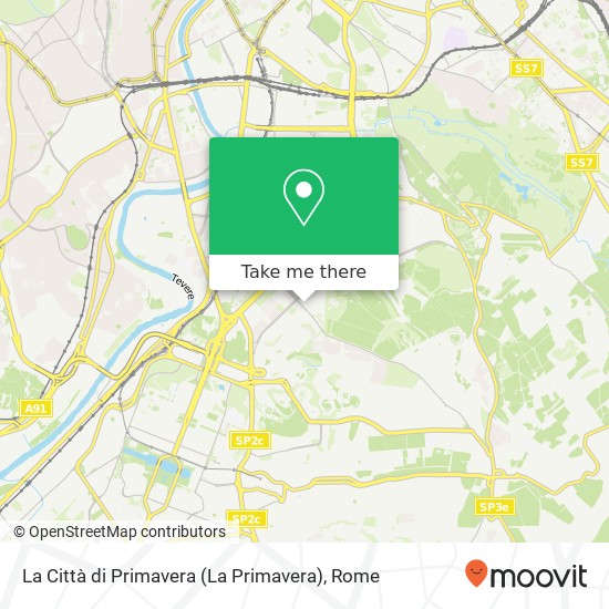 La Città di Primavera (La Primavera) map